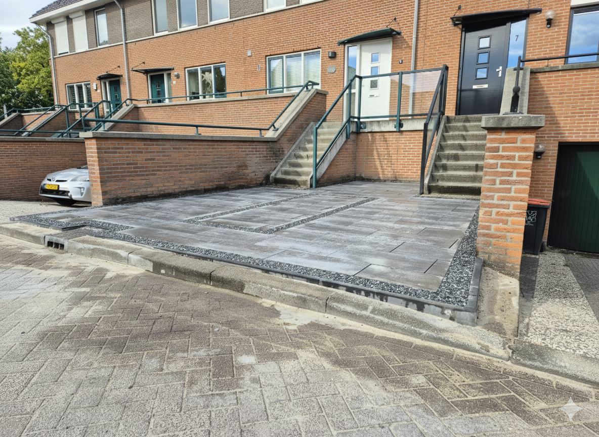Afbeelding van project Voortuin renovatie met Beach Pebbles